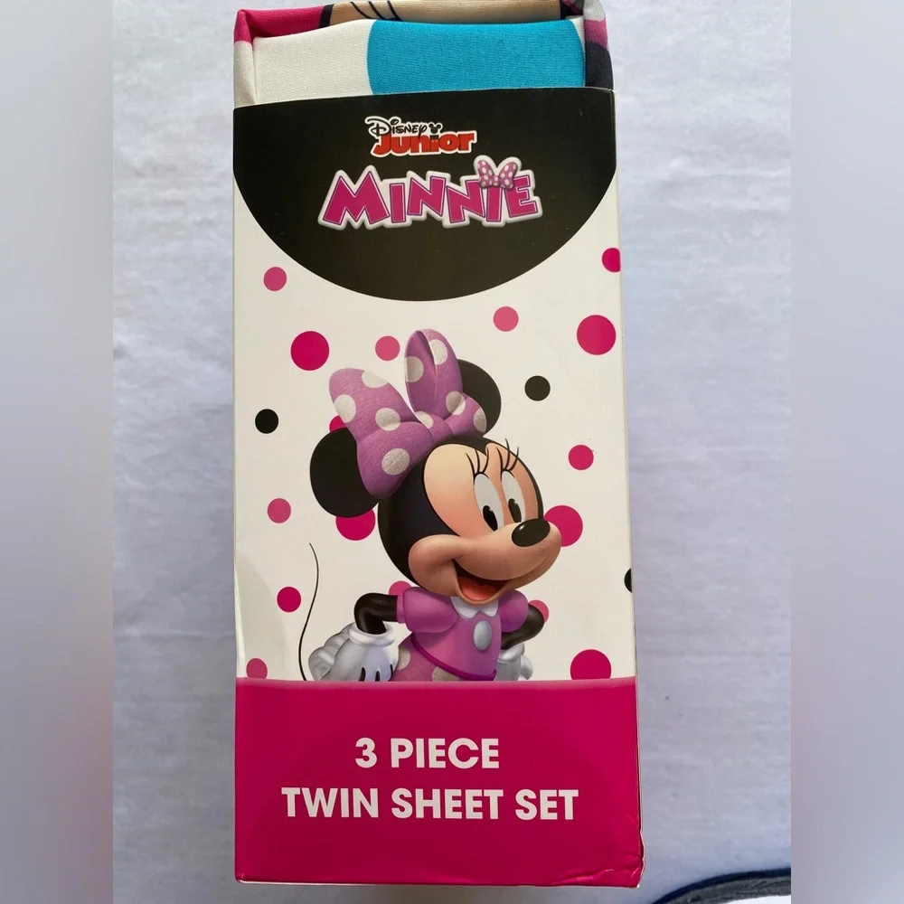 MINNIE 3 Piece Twin Microfiber‎ Sheet Set